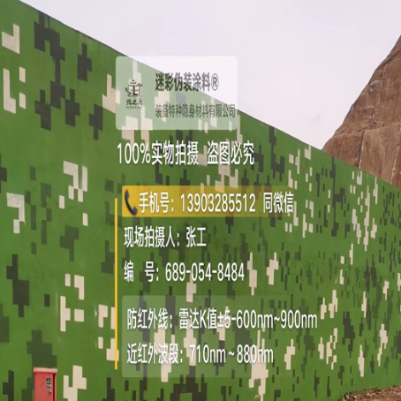 滨海专业承接园区围墙迷彩喷涂、
